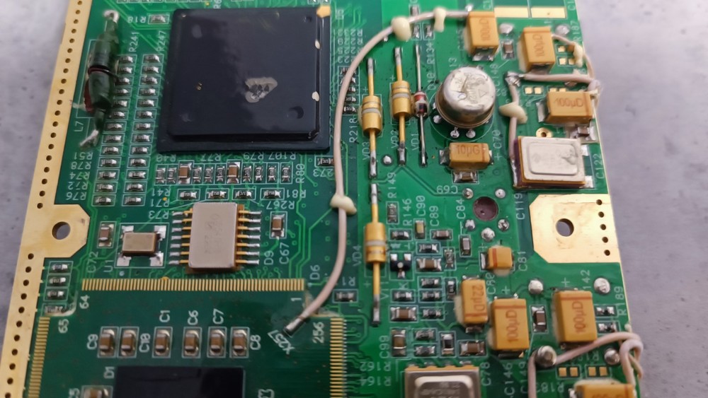 Rare Specialized digital processor module of the radio navigation system, radar.