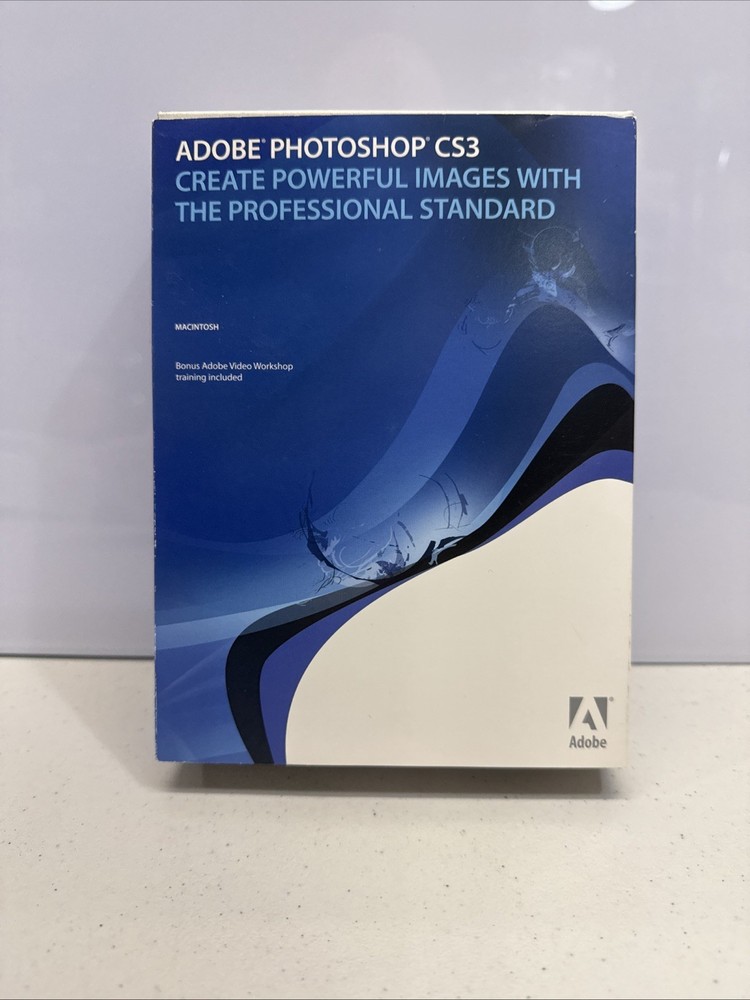 Adobe Photoshop CS3 MAC UPGRADE CD with Serial Number, Getting Started Guide