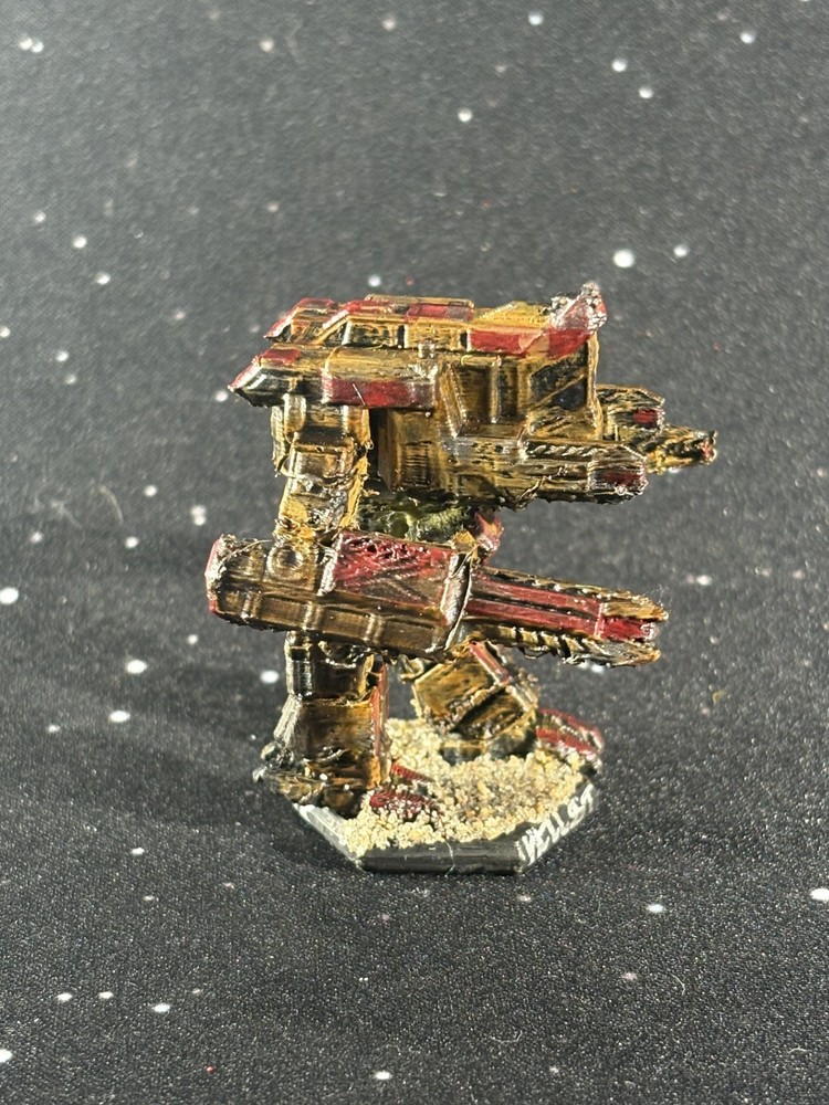 Hand Painted BattleTech HELLSTAR Mech- Custom 3D PLA Print