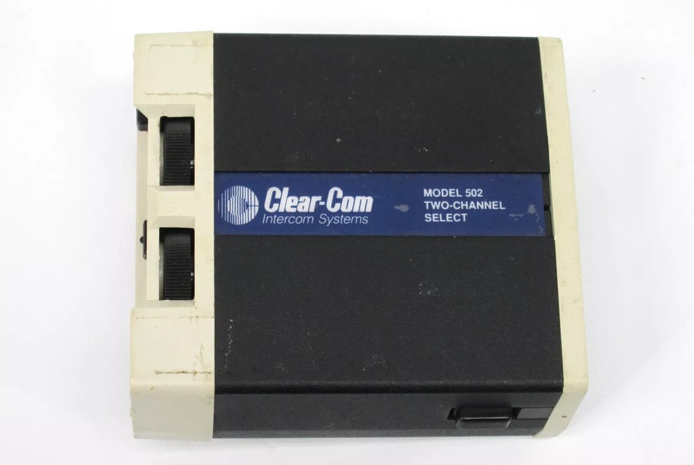Clear Com model 502 Two-Channel Beltpack Intercom Station