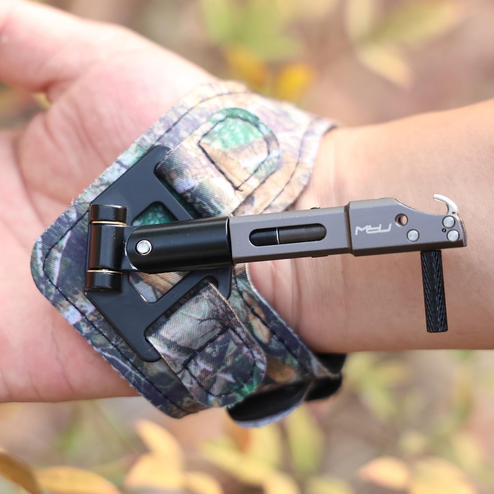 Compound Bow Wrist Release 360 Degree Rotatable Jaws Archery Release Aids