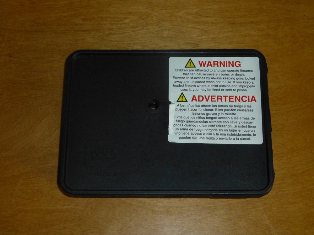OEM GLOCK Tupperware Plastic Case Storage Box Black  17 19 22 23
