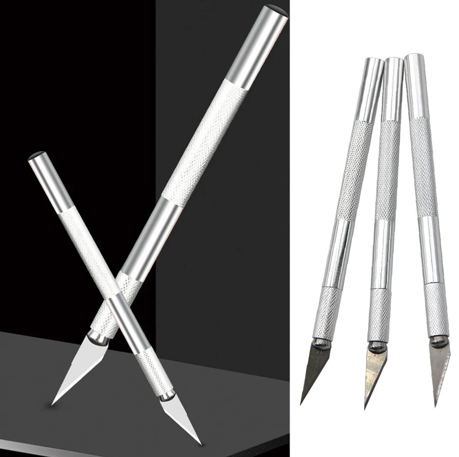 1set Aluminum Alloy Carving Knife DIY Art Cutting Tool Kit - Making Art Knife