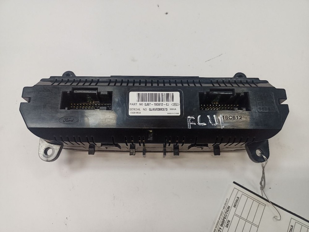 Dash Temperature Control from 2018 Ford Escape 12210941