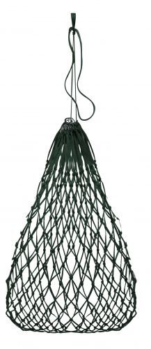 BLUE GREEN PINK PURPLE RED Knotted Rope Slow Feed Hay Net Bag Draw String 24801