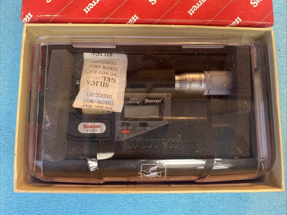 Starrett 3732XFL-1 0-1" Electronic Micrometer