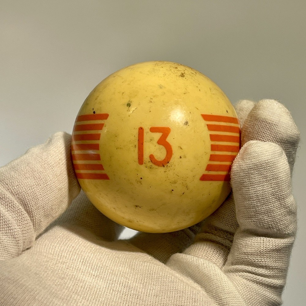 Vintage 13 Thirteen Ball Billiard Ball