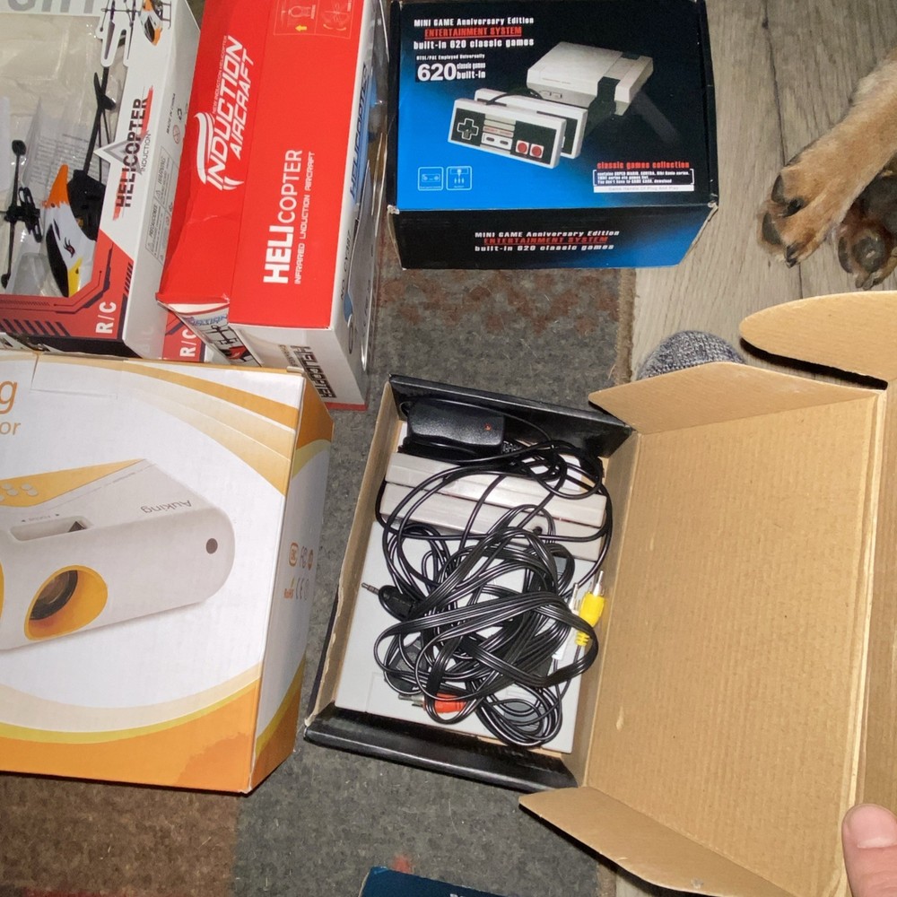 Electronics Game Bundle Retro Consoles Mini Projector RC Toys