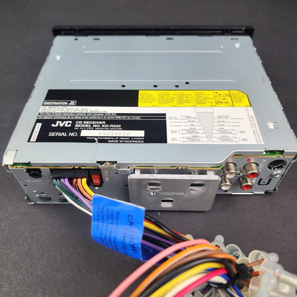 JVC KD-R520 CD Receiver