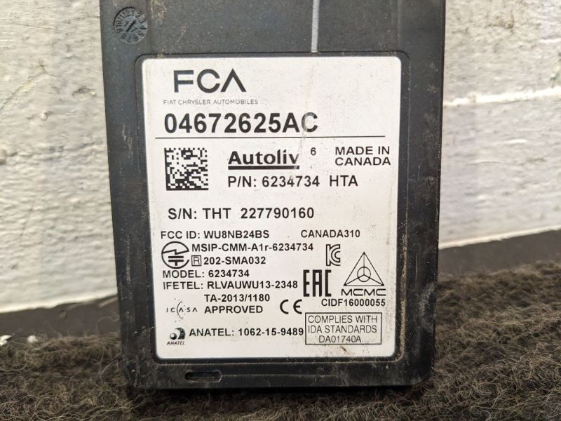 Radar Unit Rear Fits 17-24 PACIFICA 463919