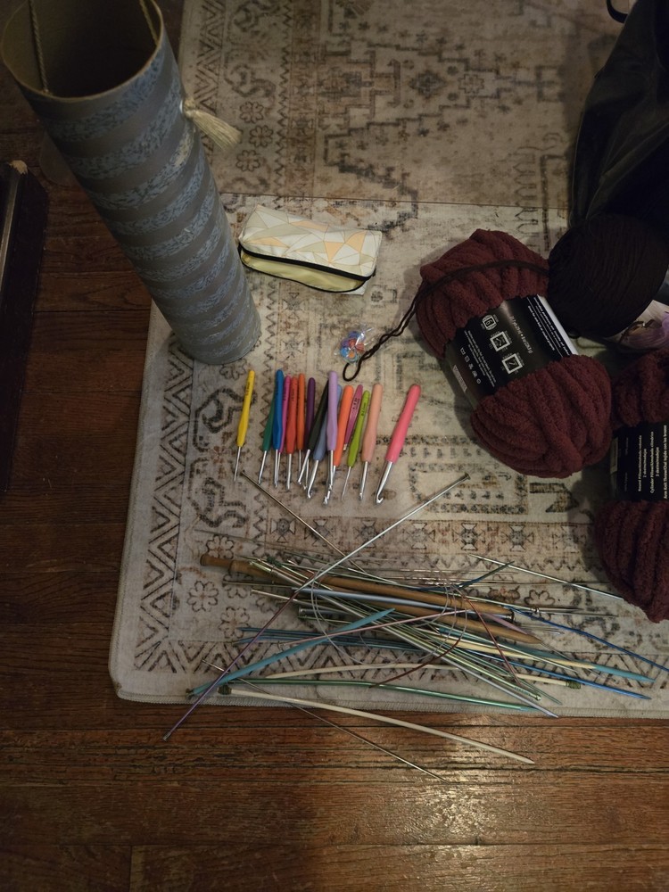 Crochet Knitting Yarn Lot