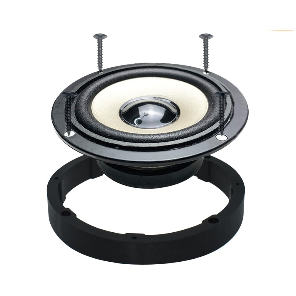 2 Pairs 6.5" Plastic 1/2" Speaker Spacer Rings Subwoofer Custom Mounting Adapter