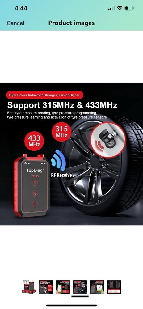 PS001 TPMS Programming Tool Tire Pressure Matching Instrument
