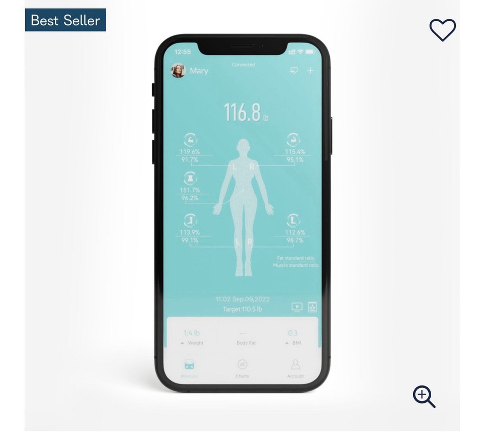 Full Body Analysis Scale — Caring Mill™ by Aura