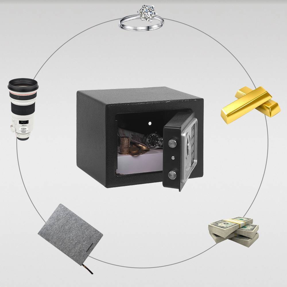 Electronic Digital Safe Box Keypad Lock Security Home Office Cash Jewelry Gun