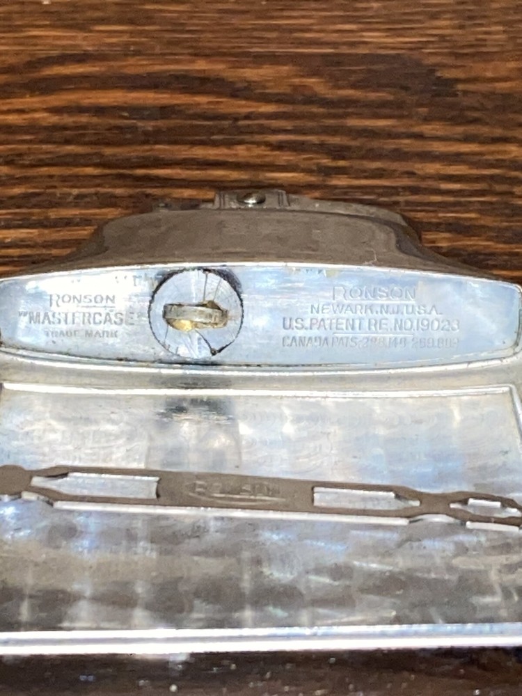 Vintage Ronson Mastercase Lighter And Case Combination All Original