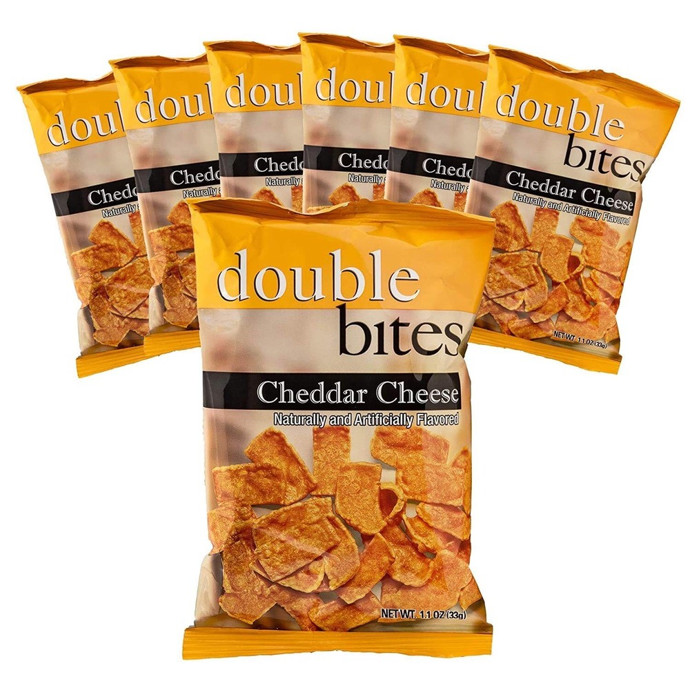 7 Bag Pack DPTG Cheddar Double Bites - Ideal Protein Compatible (Robard)