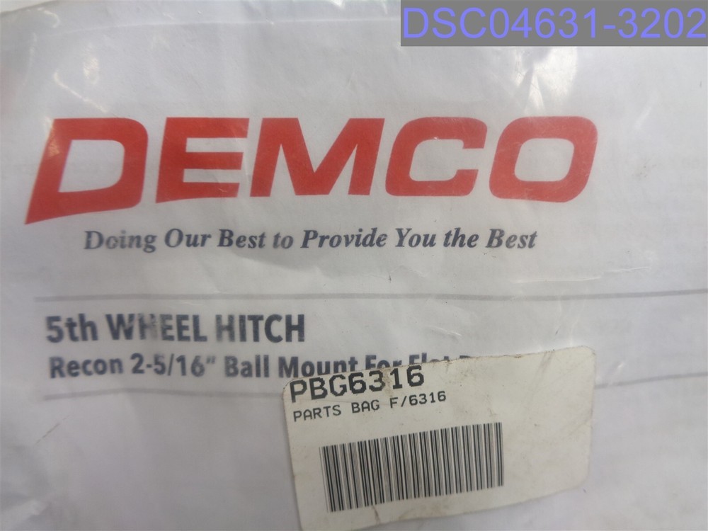 Demco 2-5/16" Ball Mount Replacement Pin
