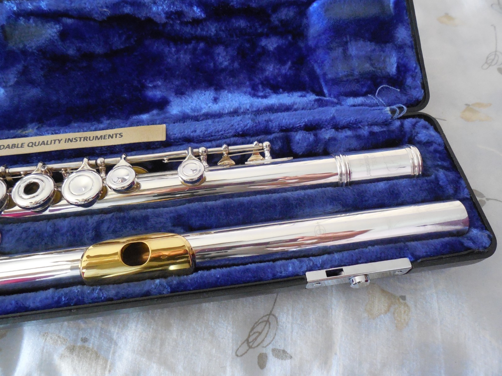 Emerson ELD Reconditioned Open Hole B Foot Sterling Silver Head Flute 3BSH