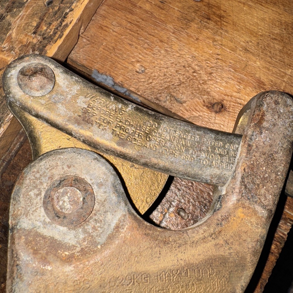 Vintage Klein Heavy Duty Wire Cable Puller/Gripper