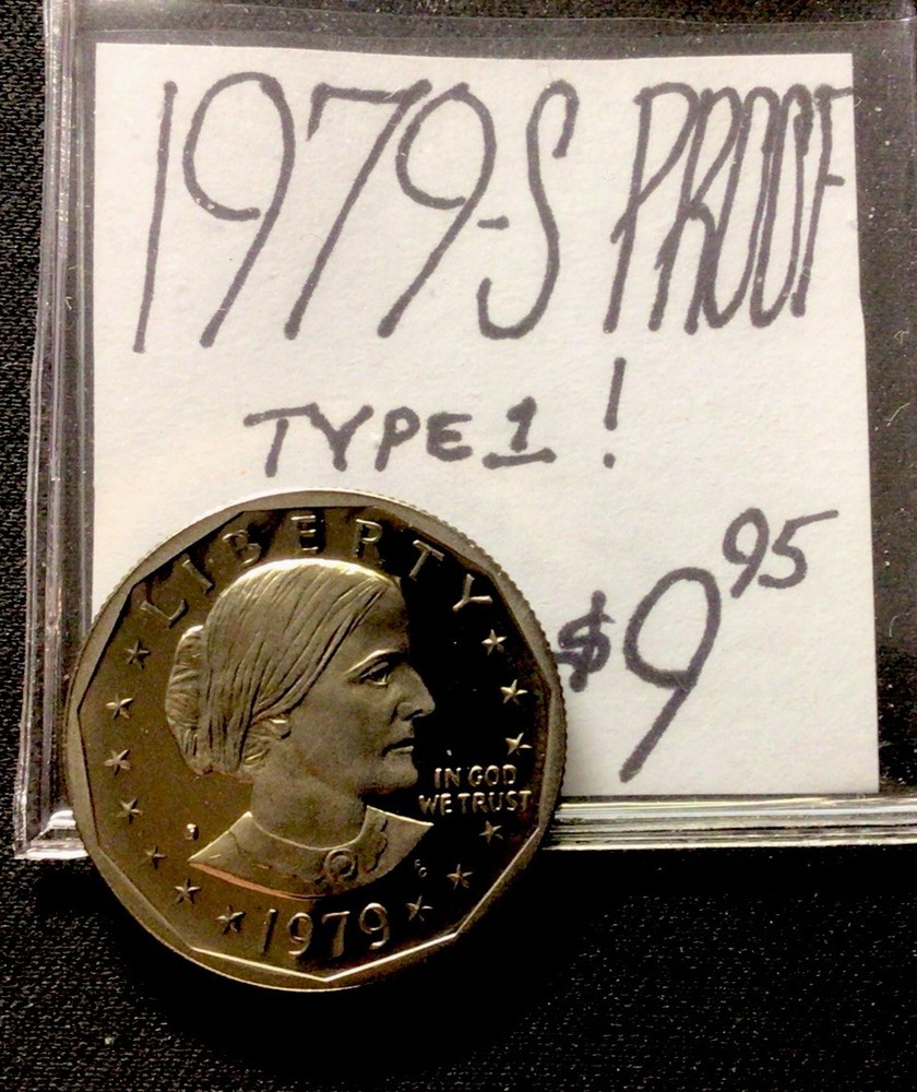 1979 S Susan B Anthony Proof! Type 1! ENN Coins