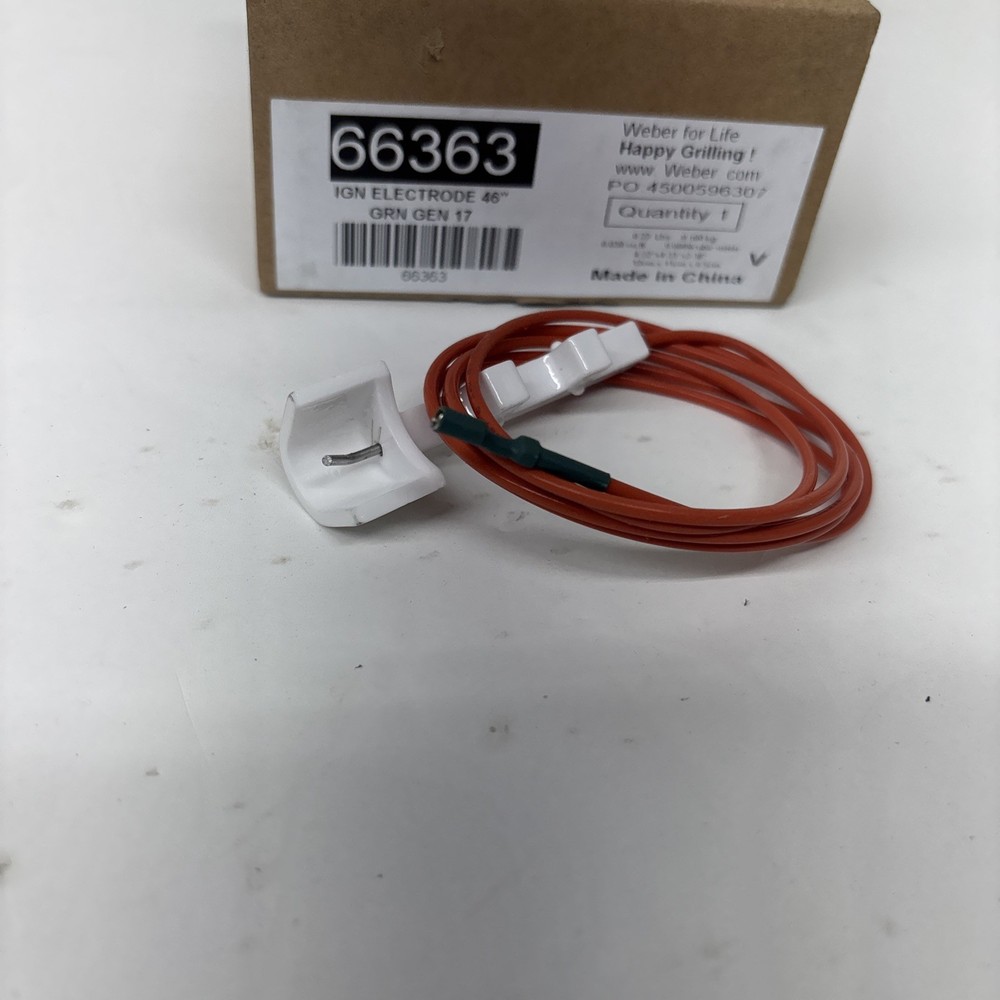 Weber 66363 Ign Electrode 46" Green Compatible With Various Grills