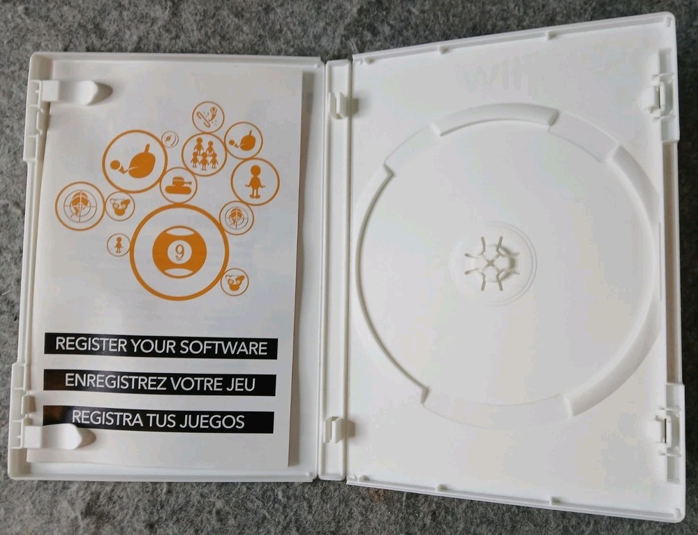 Nintendo Wii Play Empty Case with Manual & Inserts – Replacement Authentic OEM