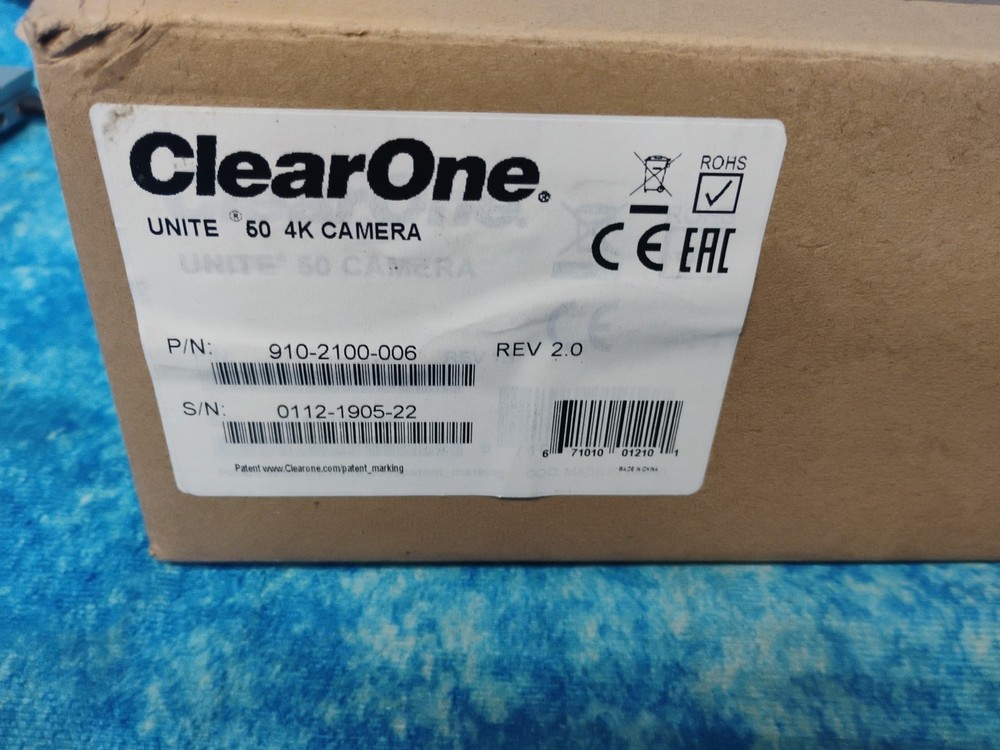 ClearOne Unite 60 4k Camera, 910-2100-006