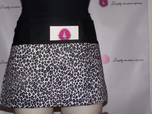3 pocket waist aprons for servers assorted prints from solid to assorted prints