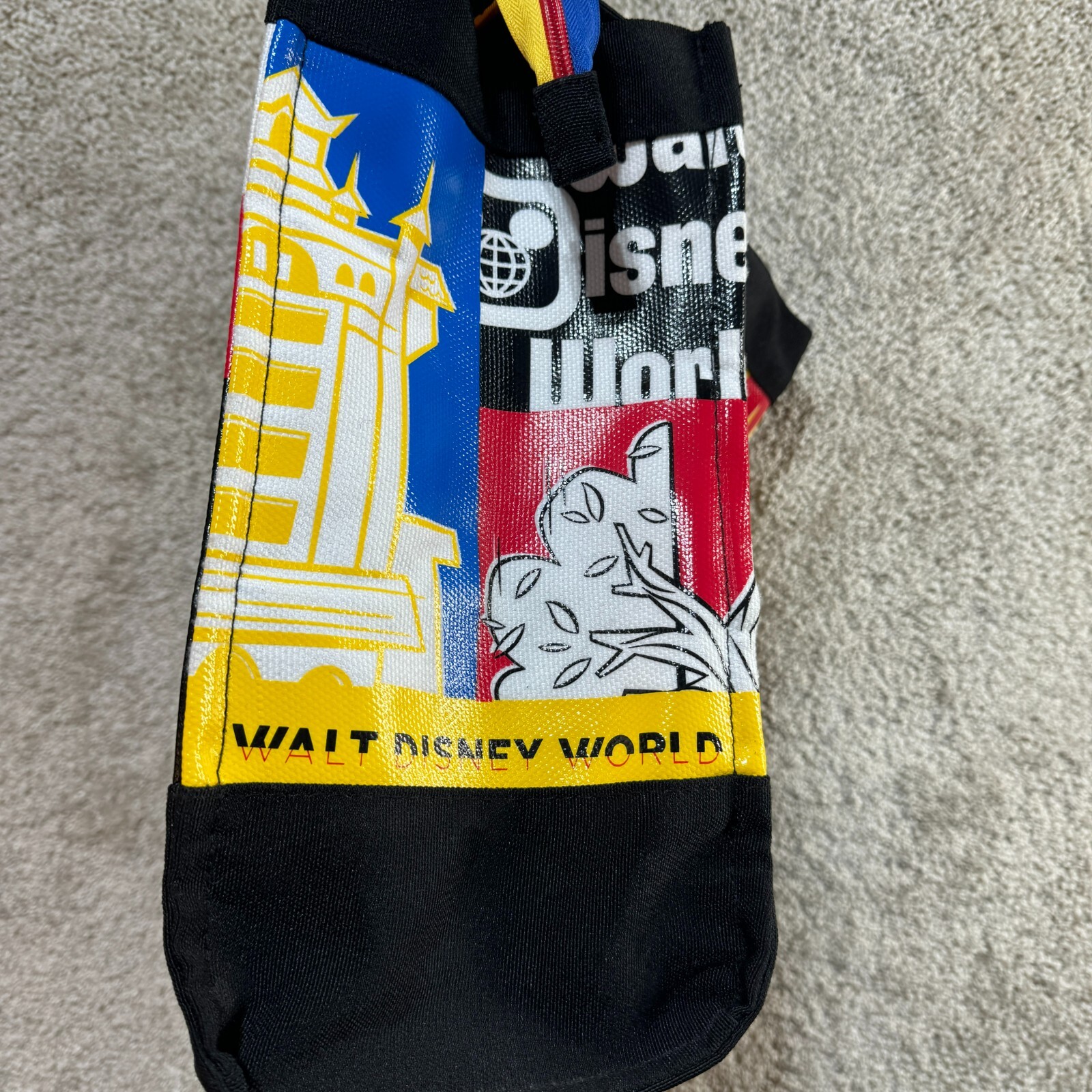 Disney Parks 2021 Mickey Mouse Tote Bag Multicolor Walt Disney World Color Block