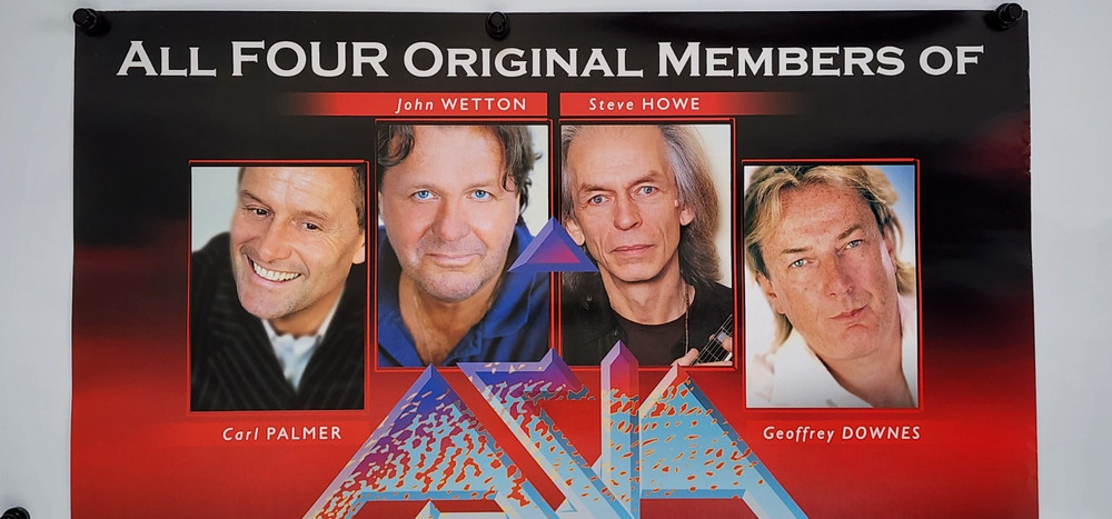 ASIA XXV concert Promo Art Poster 18” X 24” RARE