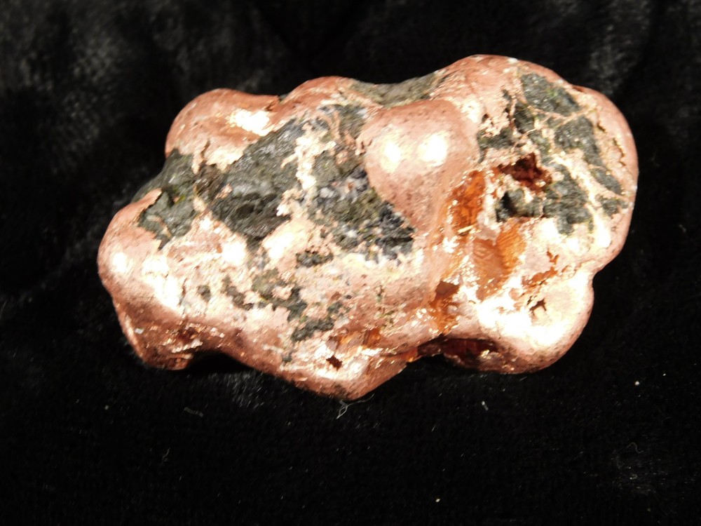 Heavy Solid 100% Natural COPPER NUGGET or Native Copper Float Michigan 98.1gr