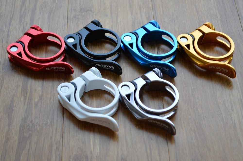 --- Modifiedcomponents KC89 Seat Post CLAMP Size: 34.9 mm --- Quick Release--*