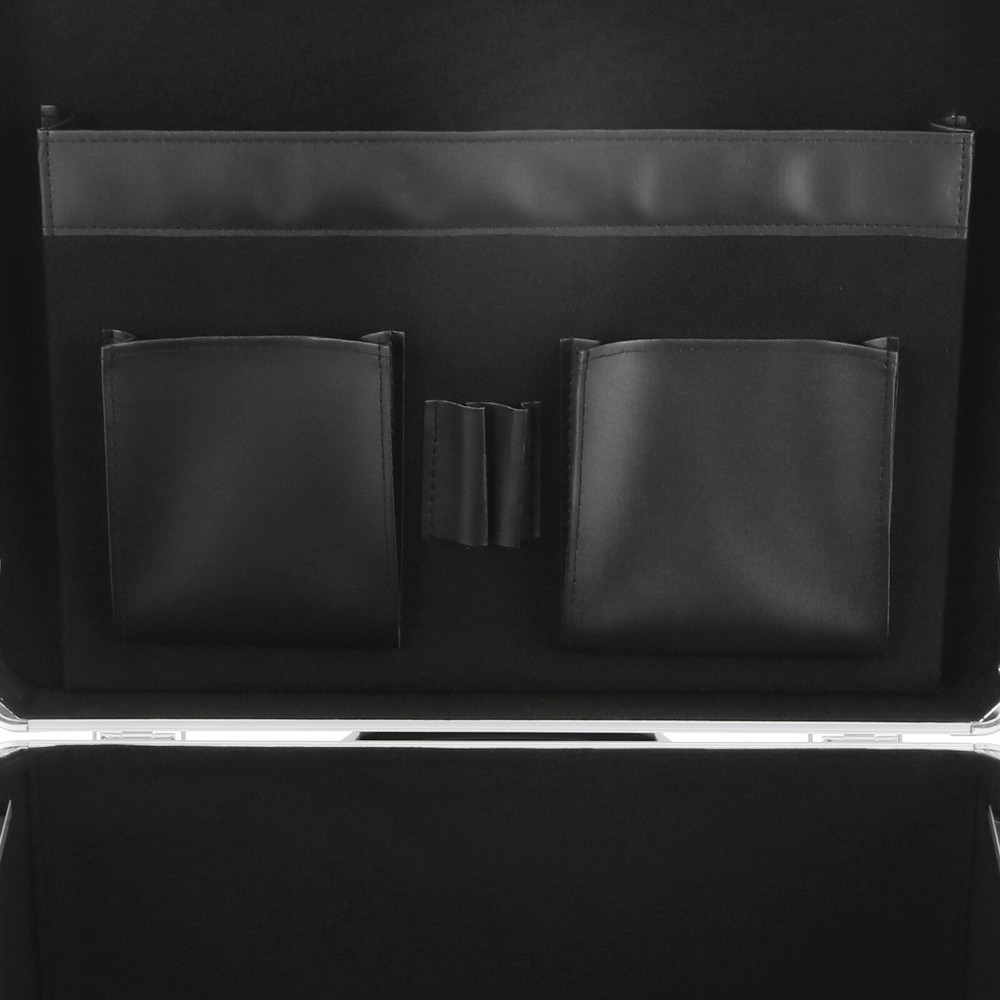 Lockable Mobile Rolling File Storage Chest Letter Document Telescopic Pole Case