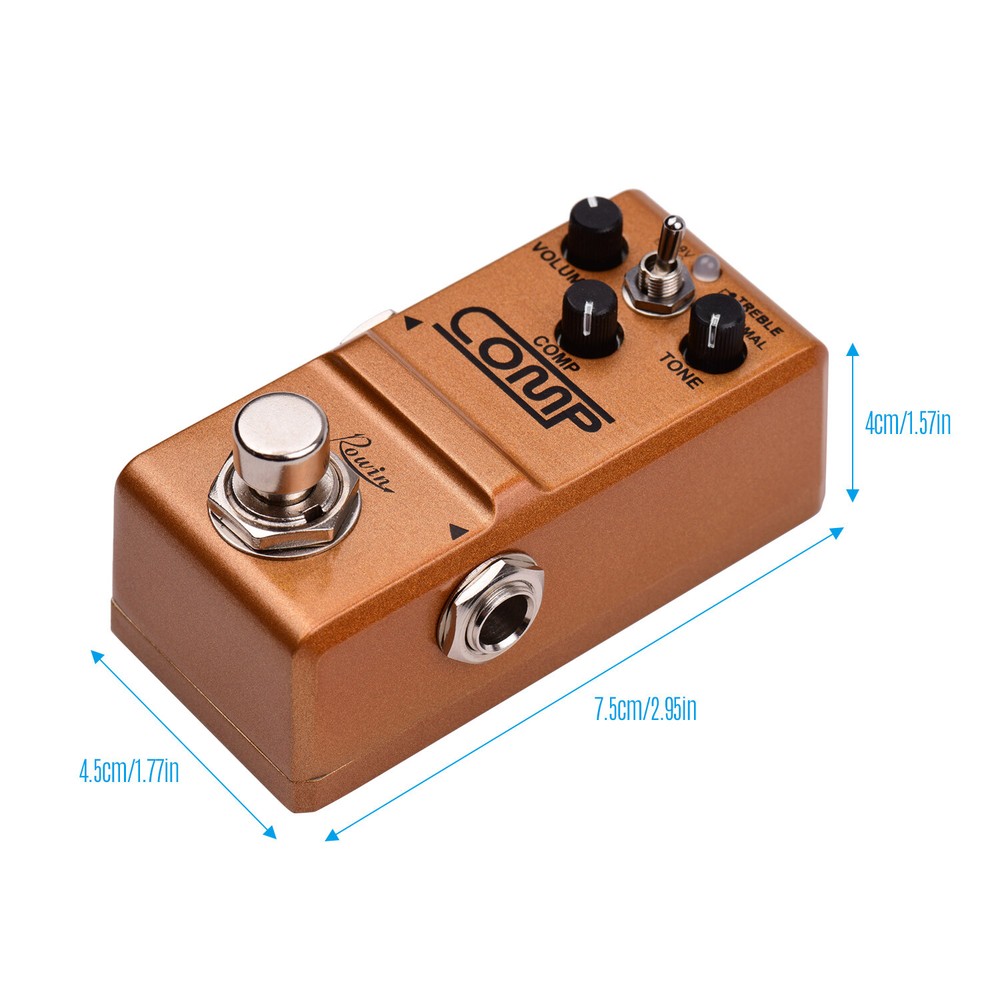 Compressor Guitar Effect Pedal True Bypass Normal 2 Modes Y9M1