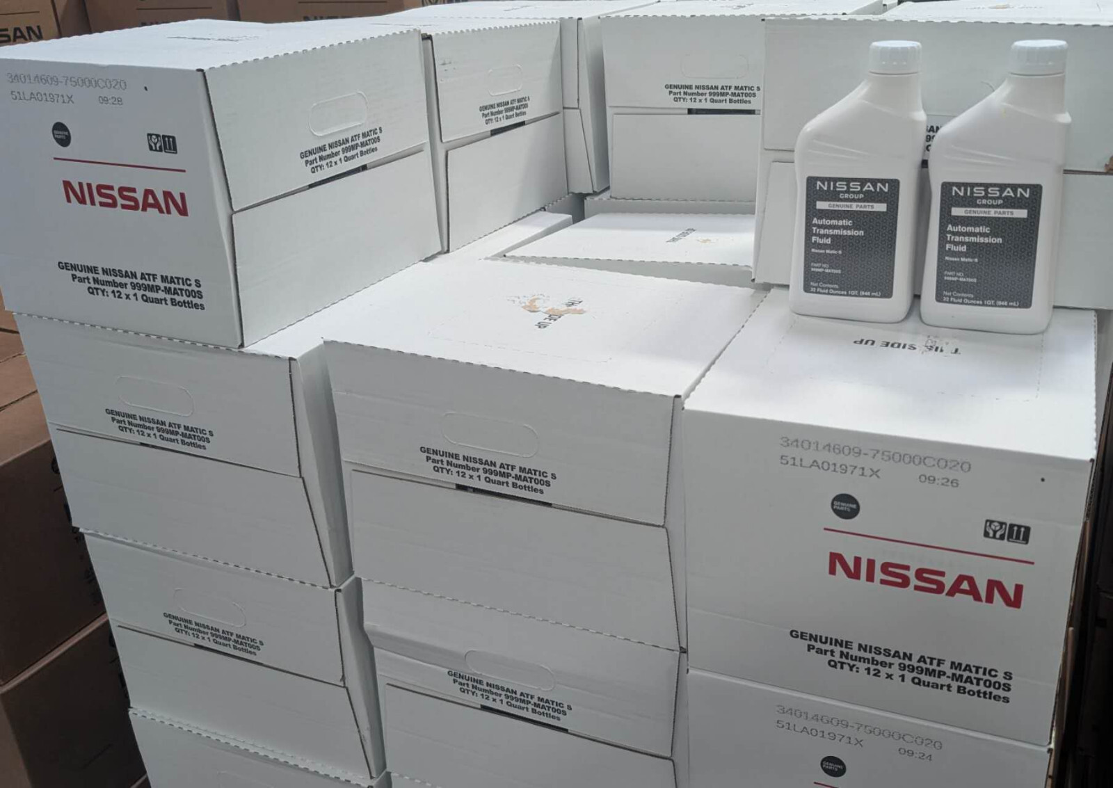 GENUINE OEM Nissan Automatic Transmission Fluid Matic-S MULTIPACK (999MP-MAT00S)