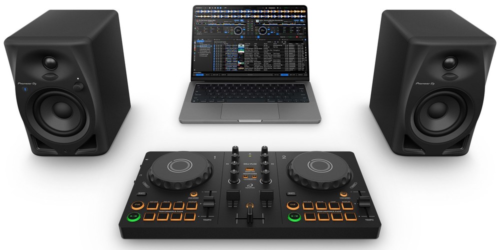 AlphaTheta DDJ-FLX2 Compact 2-Channel DJ Controller