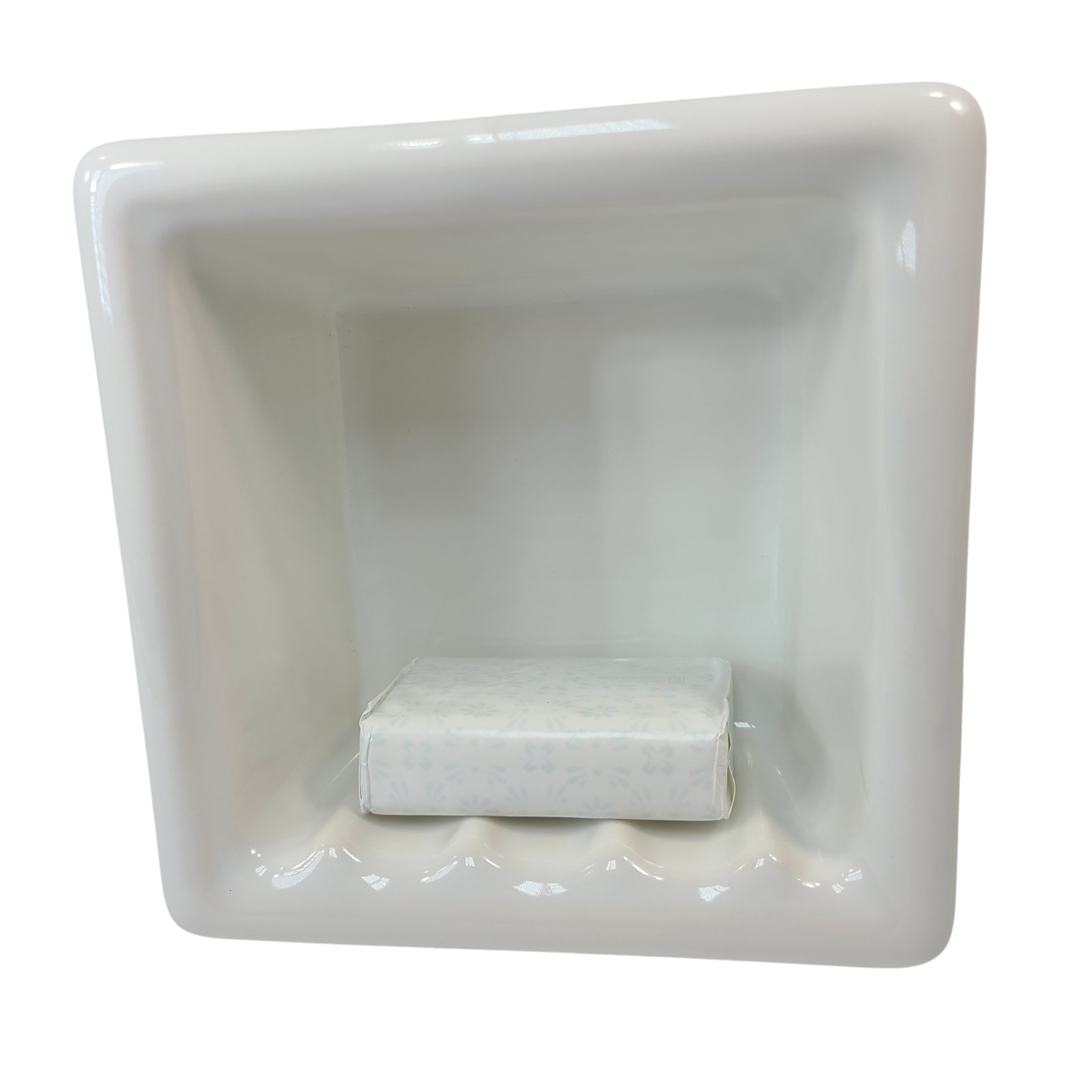 Kohler White Recessed Ceramic Tile Shower Wall Niche Soap Dish Tray Vintage K101