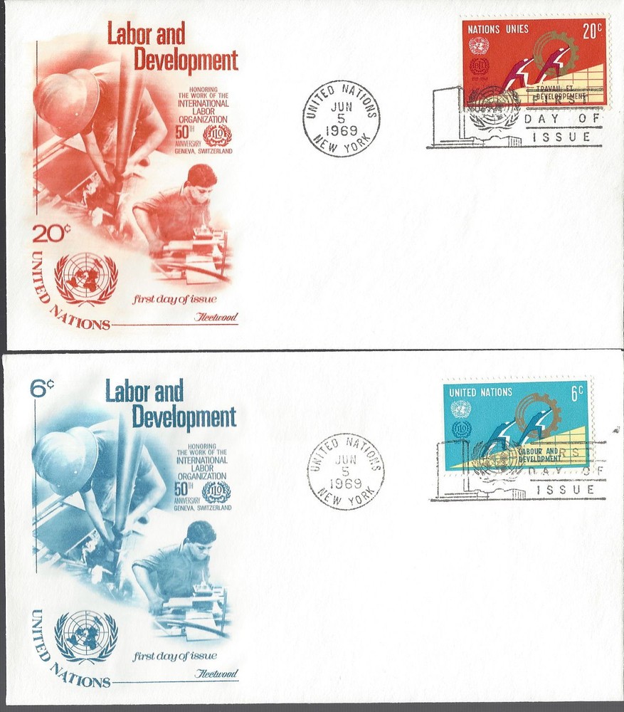 1969 U.S.A Labor and Development FDC