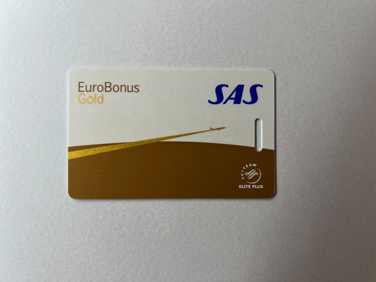 Scandinavian Airlines SAS Gold / SkyTeam Elite Plus – Original Luggage Tag (New)
