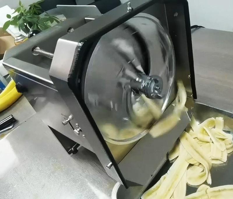110V Electric Fully Automatic Multifunctional Banana Slicer (Includes Blades)