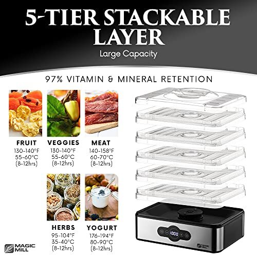Electric Food Preserver w/ Digital Adjustable Timer & Temperature Control