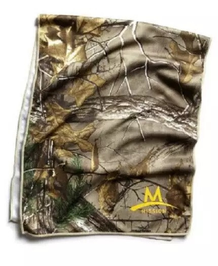 MISSION ENDURACOOL Cooling Towel Large Microfiber -12"x33" Mossy Oak Color, NIB