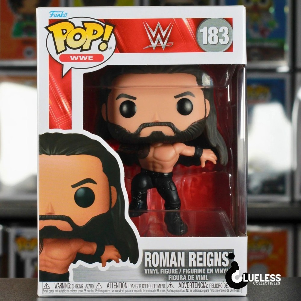 Funko Pop! WWE: Roman Reigns #183 And Pop Protector