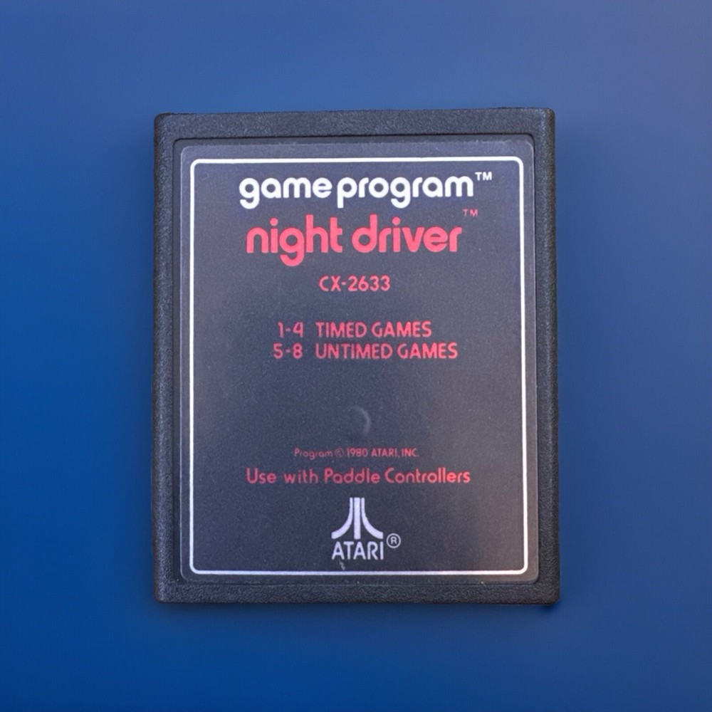 Vintage Atari CX-2600A Console Video Computer System W/ Controllers Tested