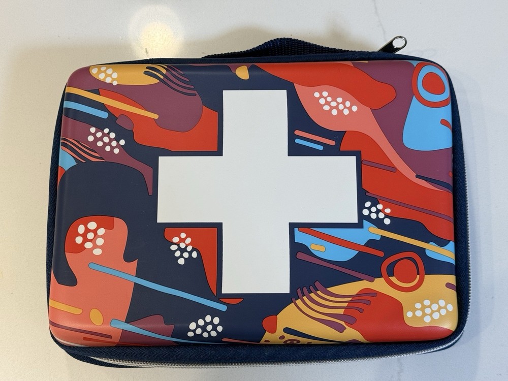 First Aid Kit Zipper Case by Johnson and Johnson - New - Empty Case