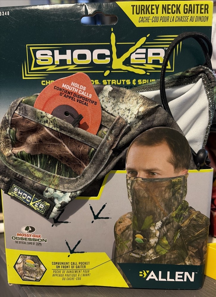 Shocker Turkey Neck Gaiter Mossy Oak Obsession--NWT