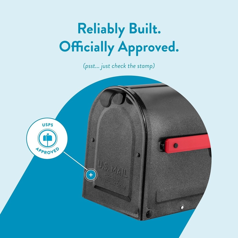 7600P-10 MB1 Mailbox, Medium, Pewter