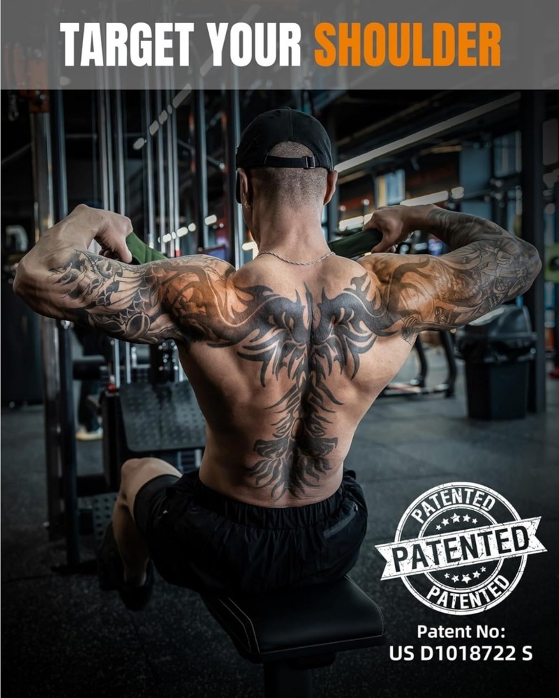 Gym Tricep Rope Cable Attachment Greater Range Motion Pull Down Back Face Pulls