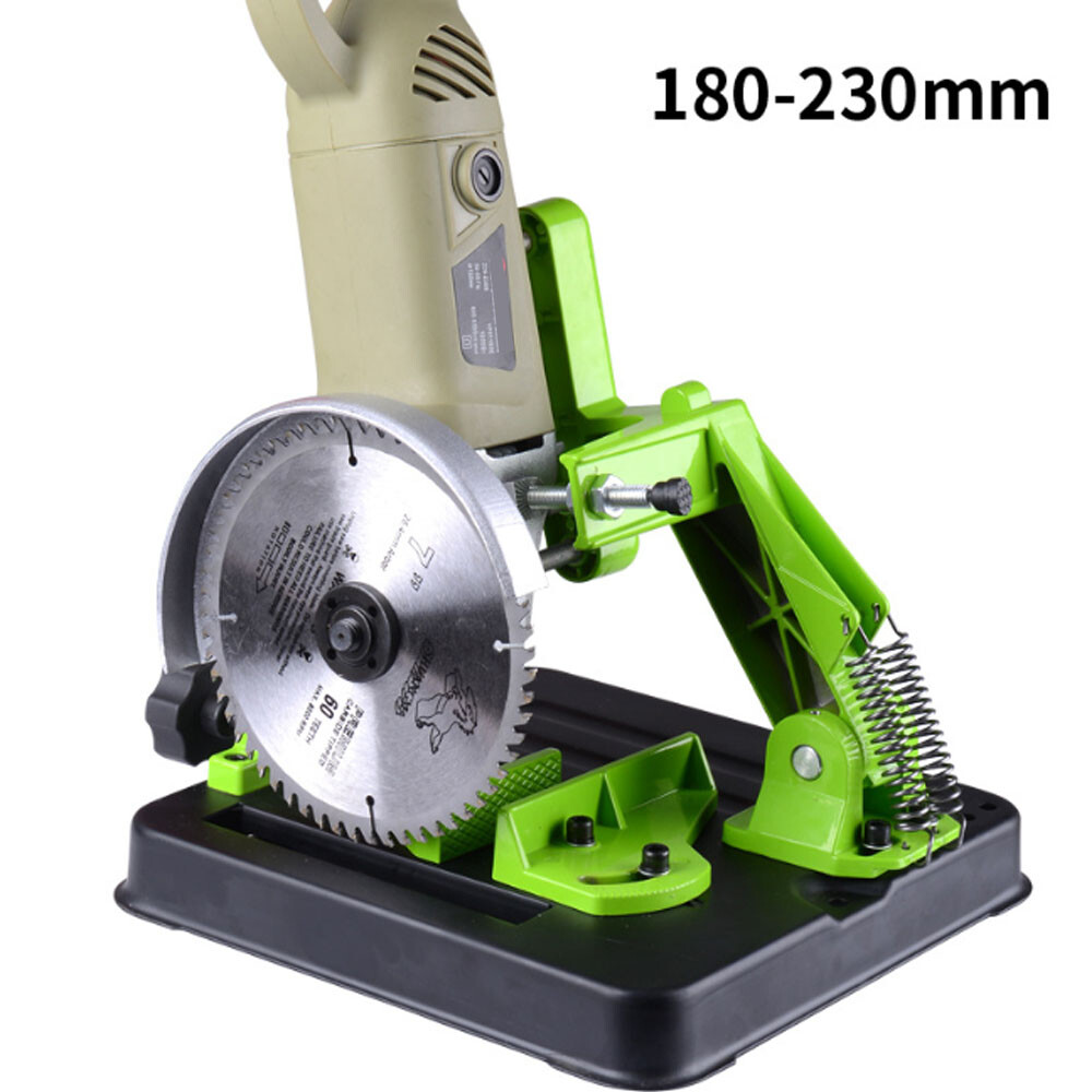 Angle Grinder Holder Support For Cutting Machine DIY Aluminum Bracket Iron Base